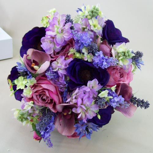 Purple wedding shop bouquets for sale